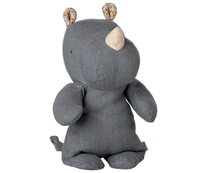 Maileg Safari Friends Small Rhino in Dusty Blue