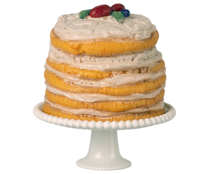 Maileg Wedding Cake with Cake Stand