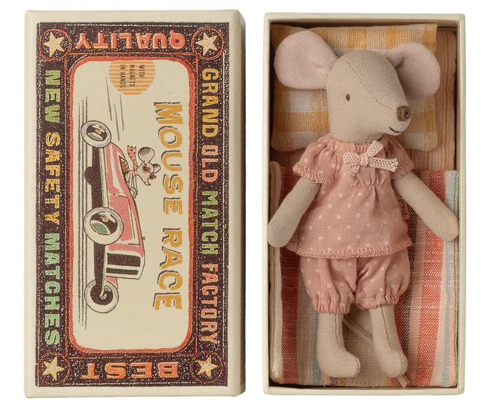 Maileg Big Sister Mouse in a Matchbox