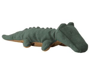 Maileg Crocodile Plush, Medium in Forest Green