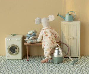 Maileg Wooden Closet for Mouse Clothes in Cream