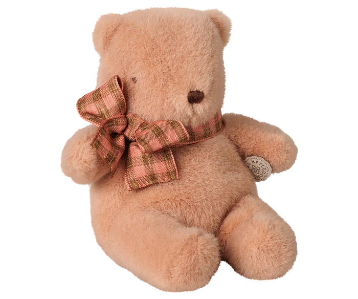 Maileg Mini Plush Teddy Bear in Vintage Rose