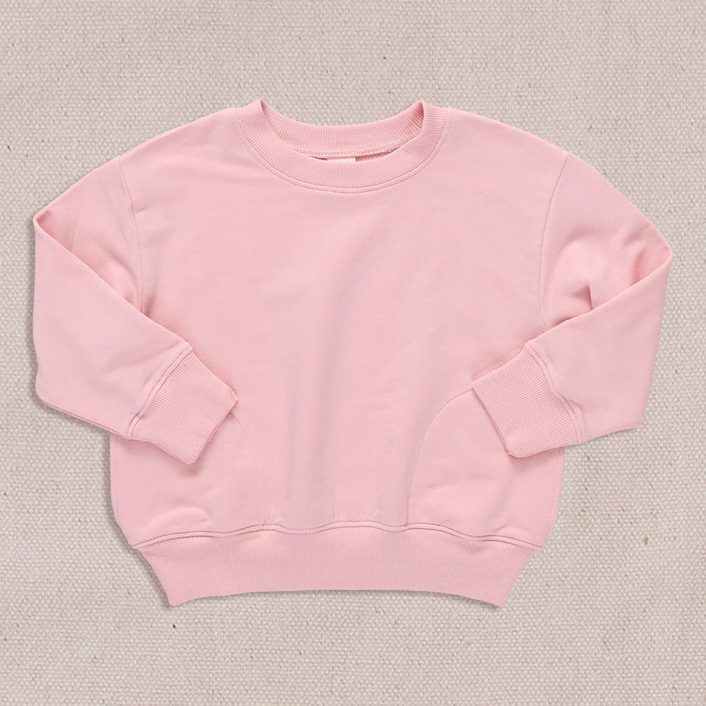 Pink Chicken Play Sweatshirt in Powder Pink
