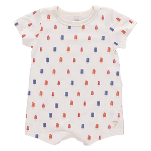 Coop Kids by Pink Chicken Adventure Romper in Popsicles