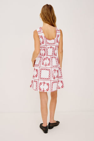 Rails Cosette Dress in Ivory/Red Handkerchief