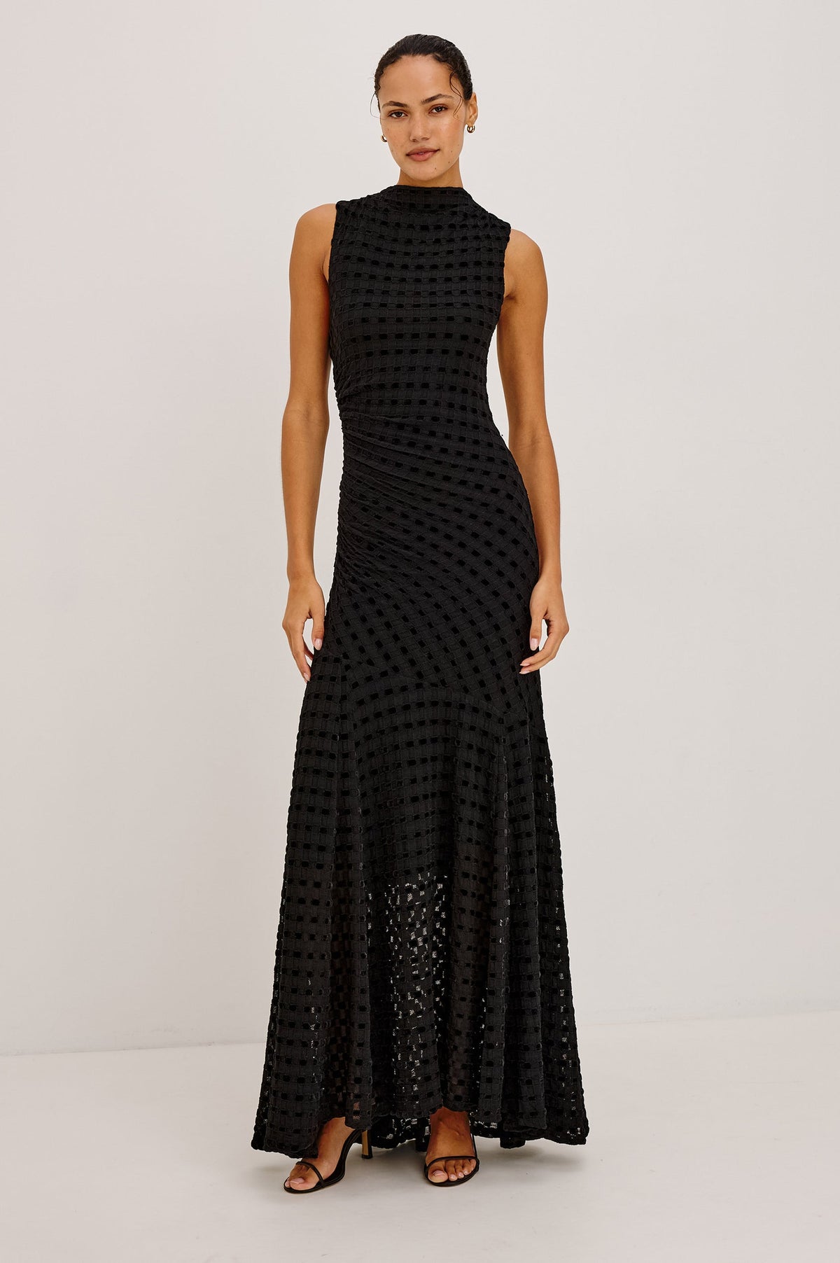 Rails Cosmos Dress in Black Checkerboard