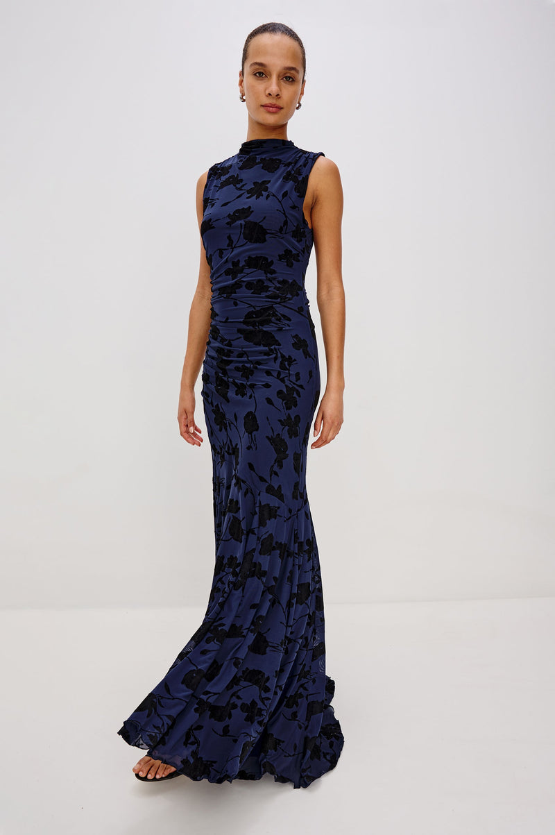 Rails Cosmos Dress in Navy Tossed Roses