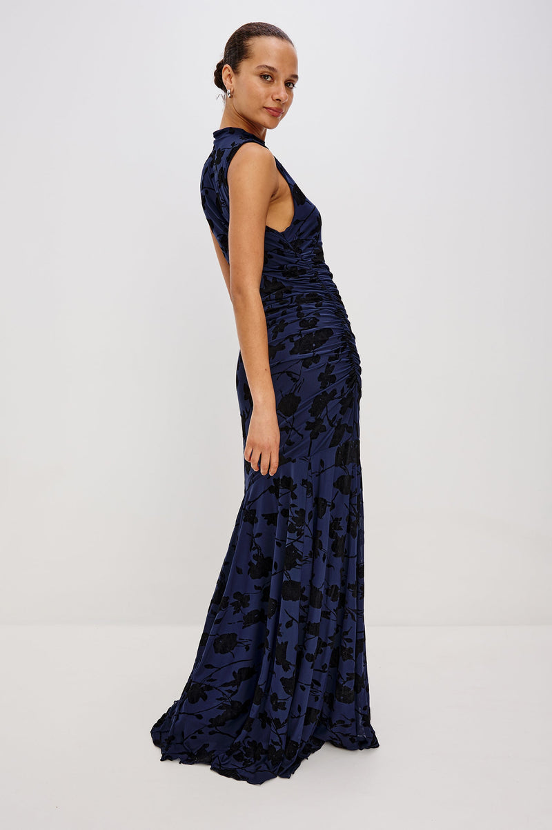 Rails Cosmos Dress in Navy Tossed Roses