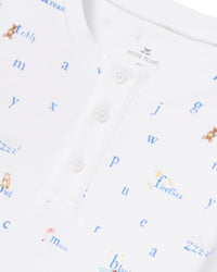 Petite Plume Pajama Set in Letters and lullabies