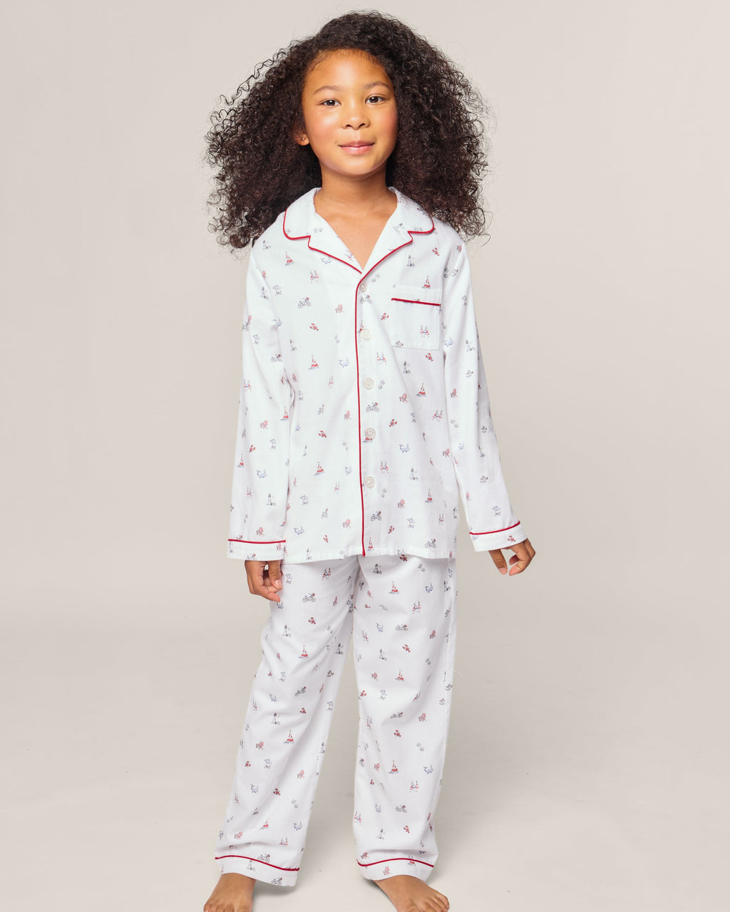 Petite Plume Twill Pajama in Coastal Charms