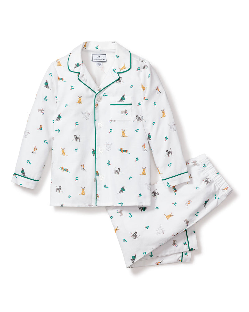 Petite Plume Children's Pajama Set in Jingle Paws