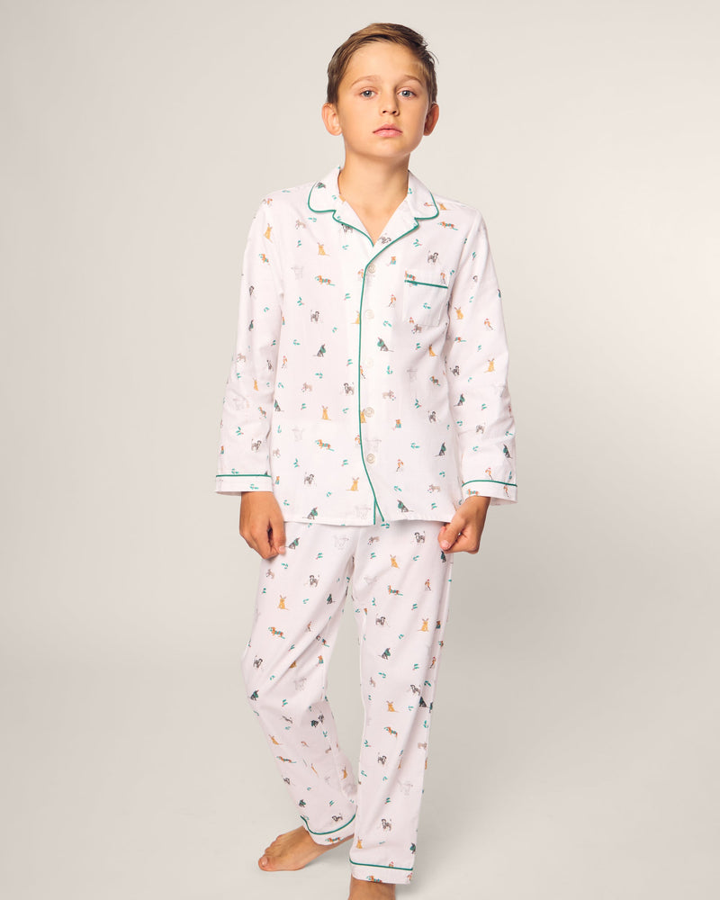 Petite Plume Children's Pajama Set in Jingle Paws