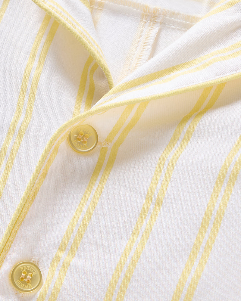 Petite Plume Children's Twill Short Set in Sunny Stripe