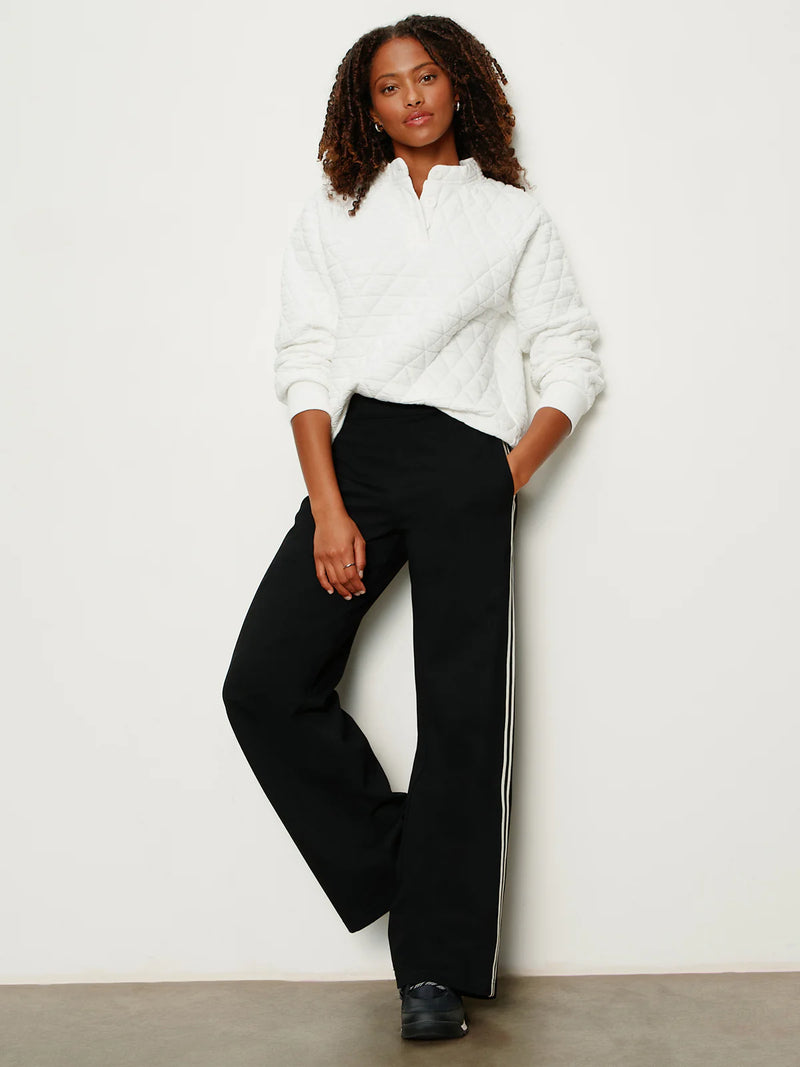 Sanctuary Quilted Button Popover in Chalk