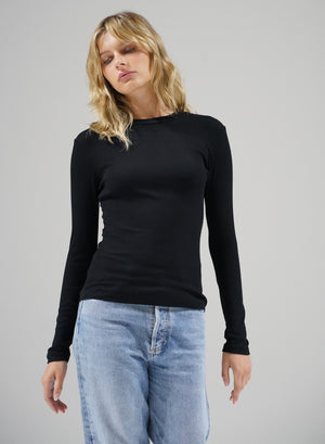 DALSTON RIBBED LONG SLEEVE