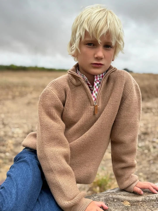 La Coqueta Sonny Jumper in Camel