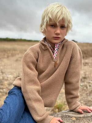 La Coqueta Sonny Jumper in Camel