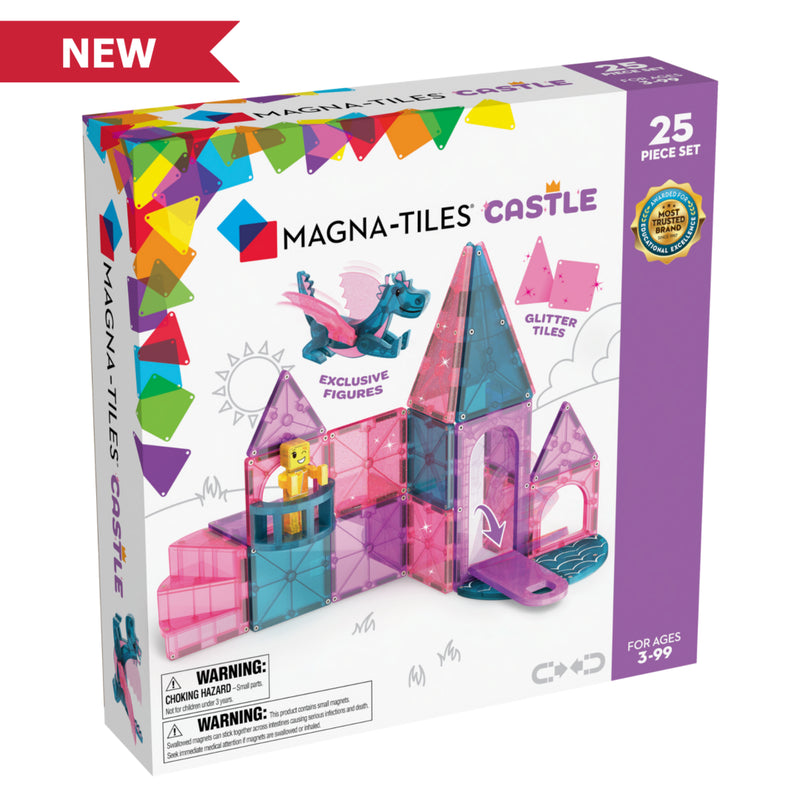 Magna-Tiles 25 Piece Castle Set