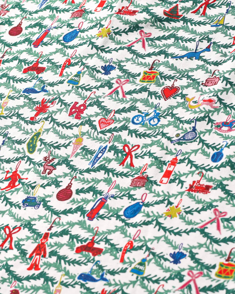 Joy Street Women's  Long Pajama Set in Oh Christmas Tree