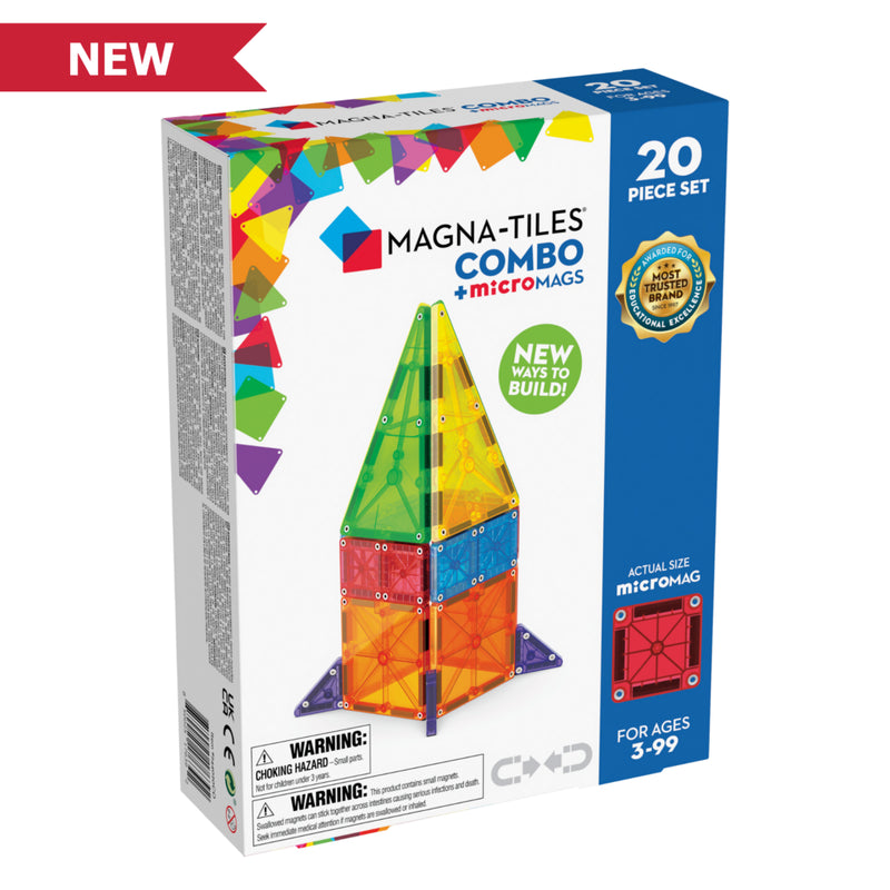 Magna-Tiles 20 Piece Combo Set