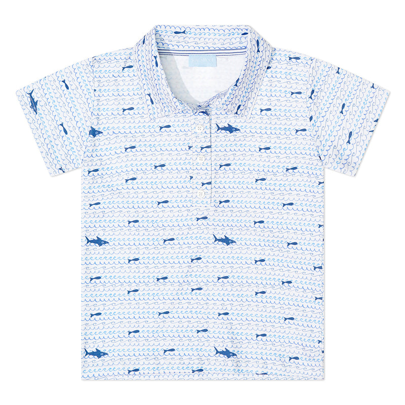 Joy Street Kids Polo Shirt in Sharks