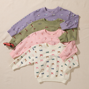Coop Kids by Pink Chicken Play Sweatshirt in Tiny Bows