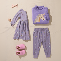 Coop Kids by Pink Chicken Jax Jogger in Rainbow Unicorns