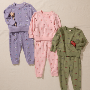 Coop Kids by Pink Chicken Baby Jax Jogger Set in Racecars