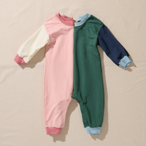 Coop Kids By Pink Chicken Runaround Jumpsuit in Pink Color Block