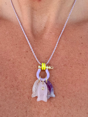 Forever Blythe Lurex Collection Three Little Fish Necklace - Assorted