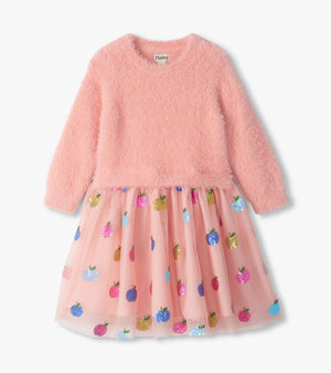 Hatley Sequin Dress in Apple Orchard