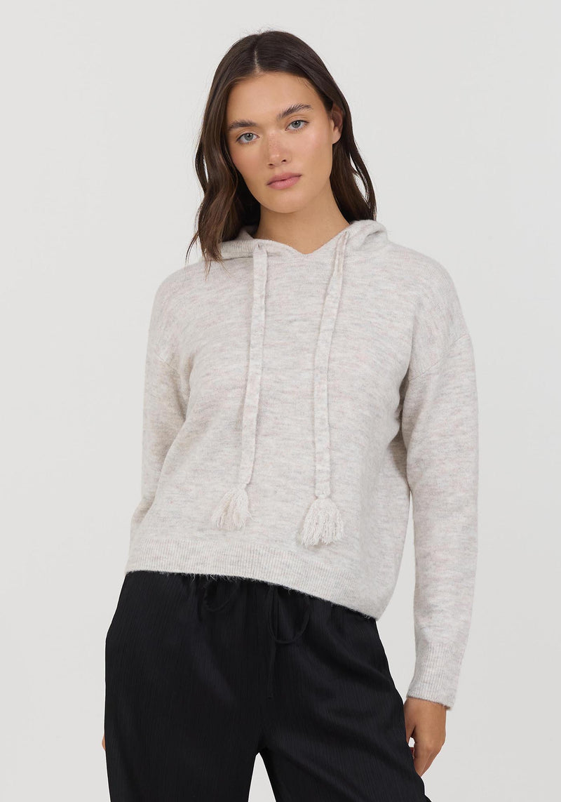 Stitches + Stripes Dax Hoodie in Chalk