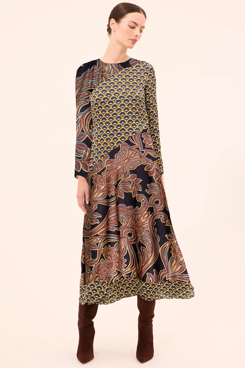 Misa Mojave Dress in Studded Dandelion Mix