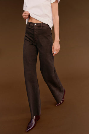 Pistola Penny High Rise Wide Leg in Mocha