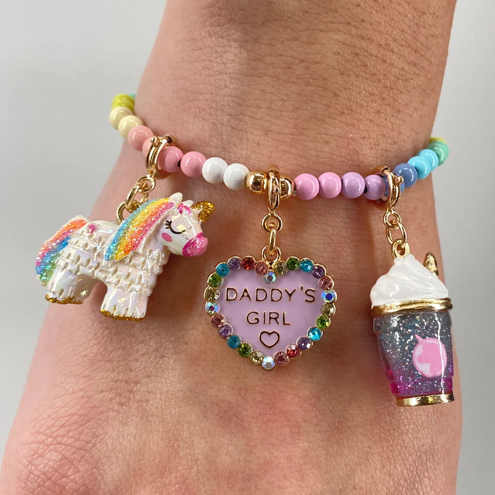 Charm It! Gold Unicorn Smoothie Charm