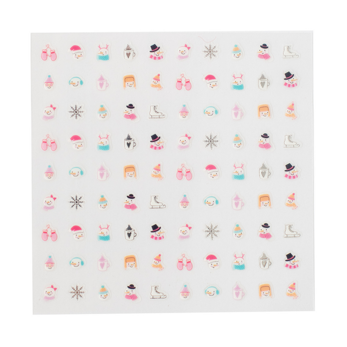 Daydream Society Nail Stickers in Blizzard Buddies