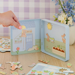 Daydream Society Bunnies in the Garden Magnetic Play Set
