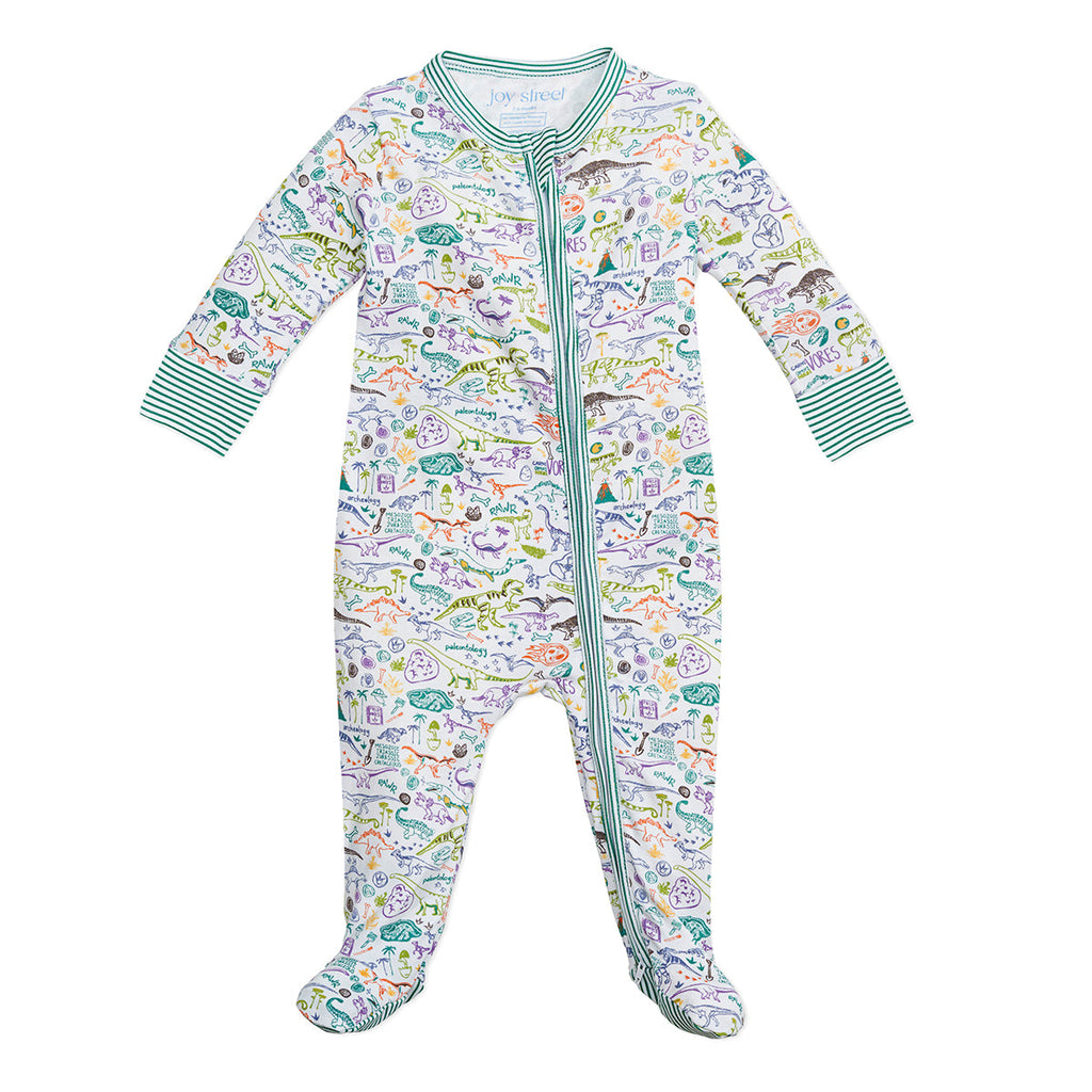 Joy Street Kids Zip Onesie in Dino
