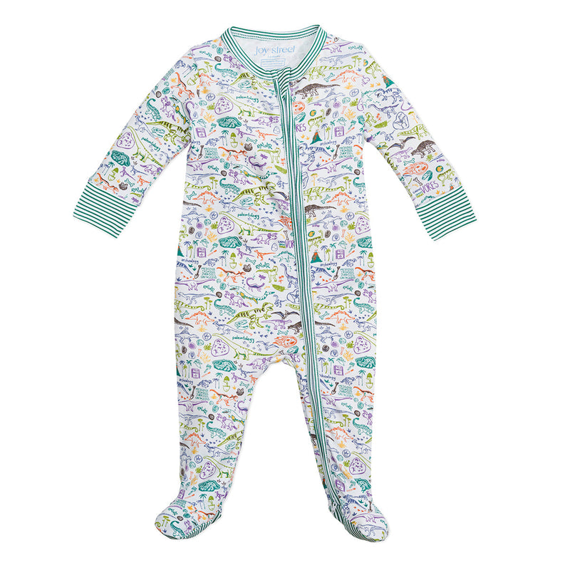 Joy Street Kids Zip Onesie in Dino
