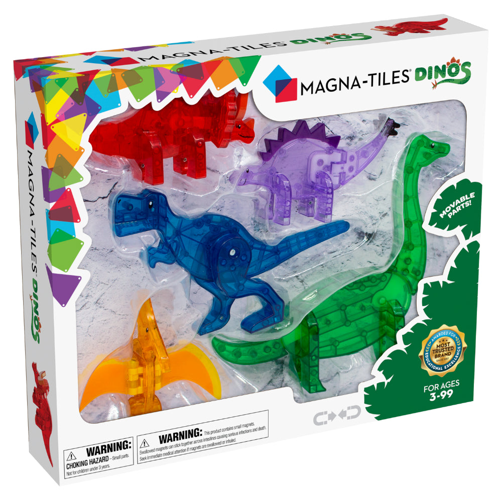 Magna-Tiles Dinos 5-Piece Set