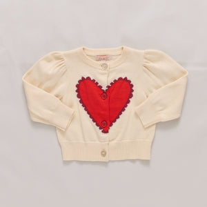 Pink Chicken Constance Sweater in Scalloped Heart
