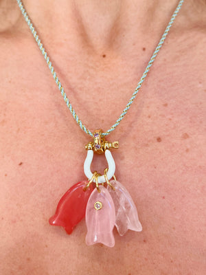 Forever Blythe Lurex Collection Three Little Fish Necklace - Assorted