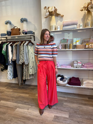 SUNCOO Paris Julio Pants in Geranium