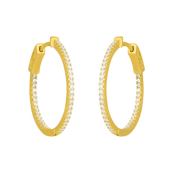 fyb Nadine Hoops Gold