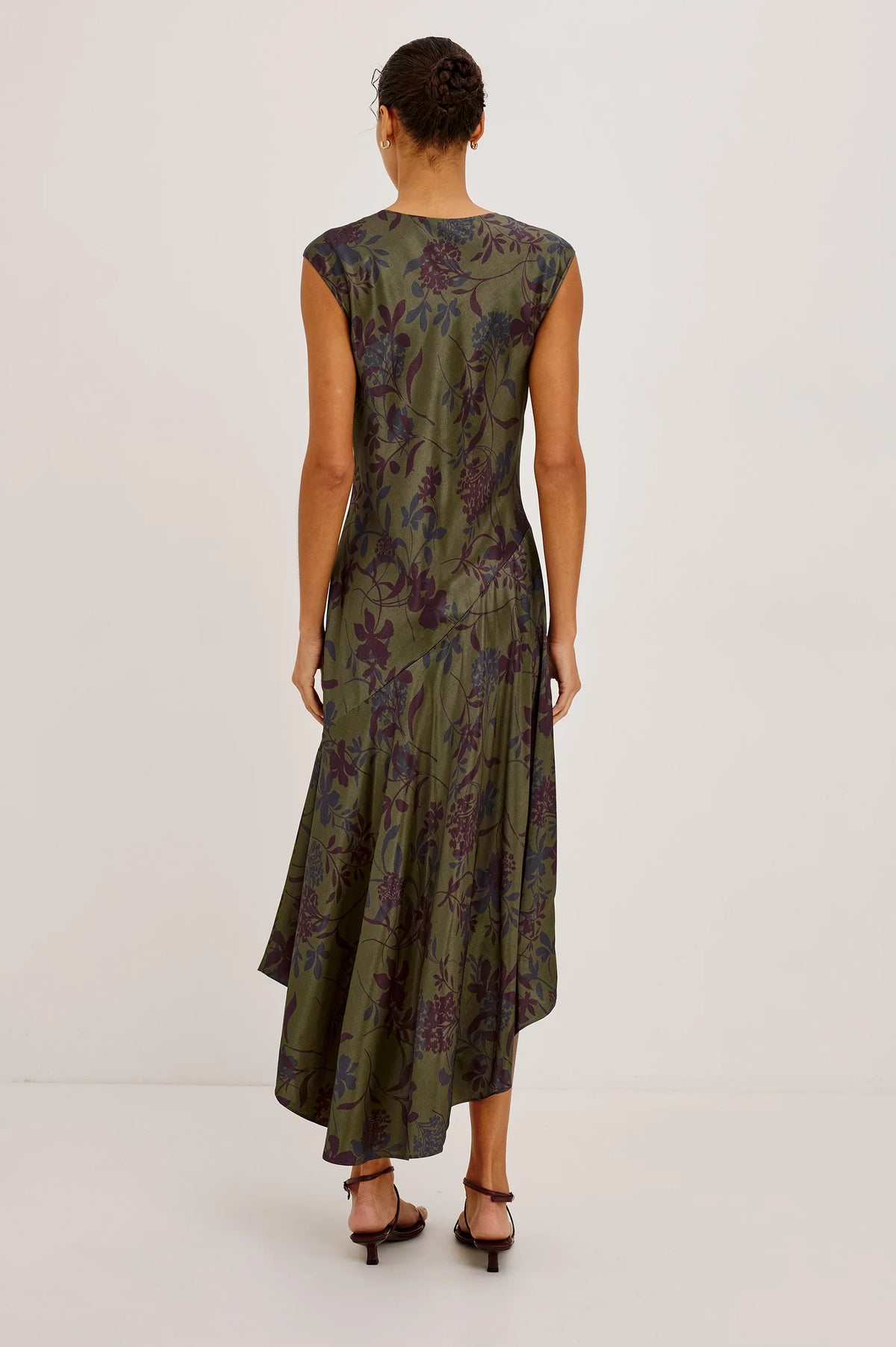 Rails Eleni Dress in Olive Dahlia
