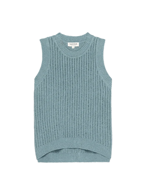 Nation Elliana Knit Tank in Smokey Blue