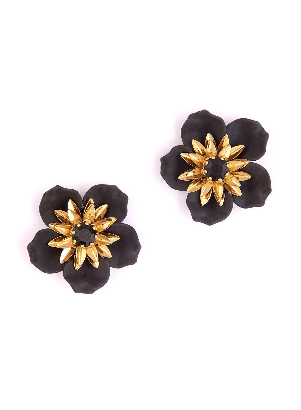 Deepa Gurnani Aurelien Earrings in Black