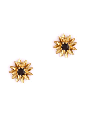 Deepa Gurnani Aretha Earrings in Black