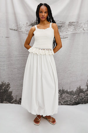 Rails Estefania Top in White