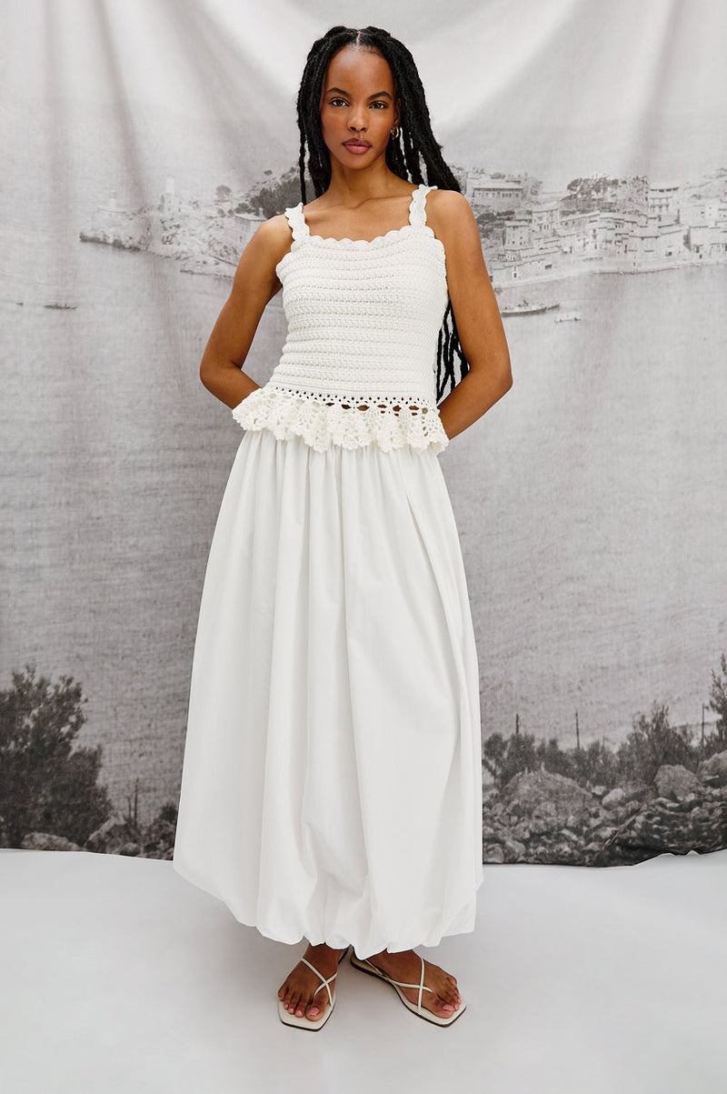 Rails Estefania Top in White
